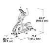 Kép 7/7 - Nautilus E626 fronthajtásos elliptikus gép