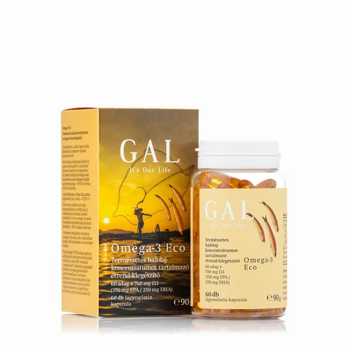 GAL Omega-3 Eco 700mg Omega-3 x 60 db lágyzselatin kapszula