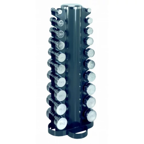 Dumbbell Tower súlyzótartó állvány 10 pár fix kézisúlyzóhoz