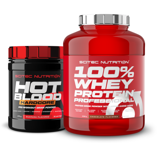 100% Whey Protein Professional (2350g) + Hot Blood Hardcore (375g)