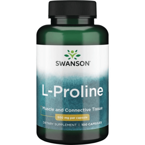 Swanson L-prolin 500 mg / 100 kapszula